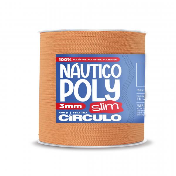 FIO NAUTICO POLY SLIM 3MM - COR 4224 PEACH FUZZ